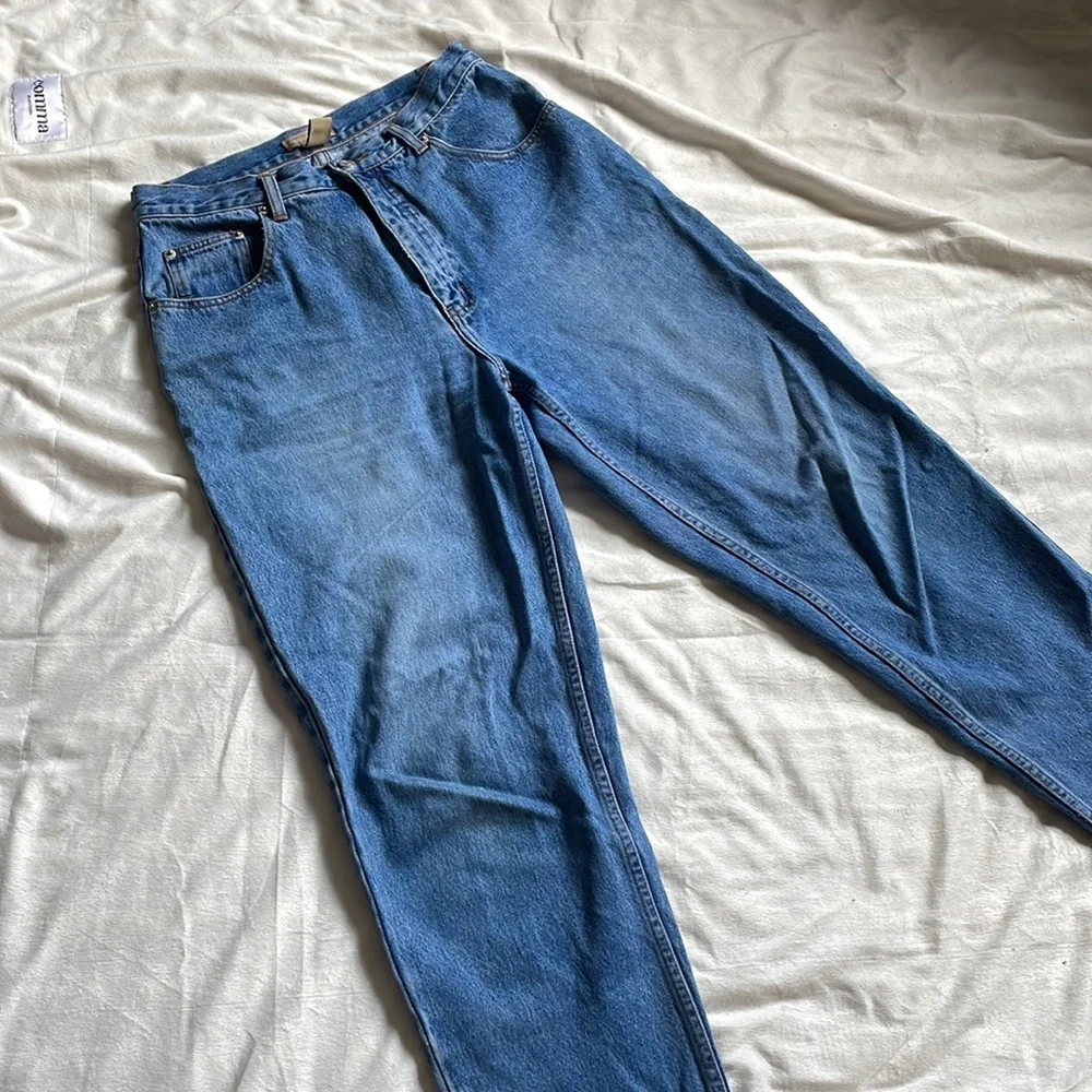 VTG Y2K high waisted cotton mom jeans - Picture 5 of 13